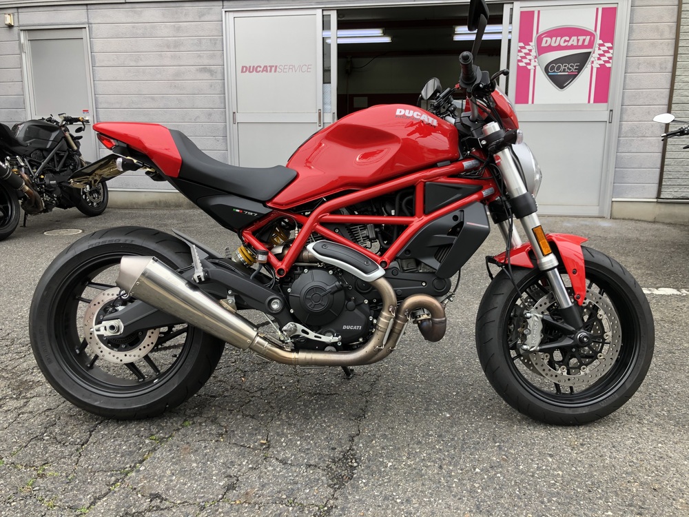 LTP JapanKO Lightning 800 フルチタン モンスター797 エキゾーストパイプ ドゥカティ Scrambler  2017-2020 2015-2020 Ducati スクランブラー チタンブルー